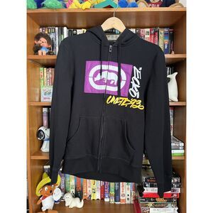 Vintage Y2K men’s Ecko Unltd full zip hoodie Small